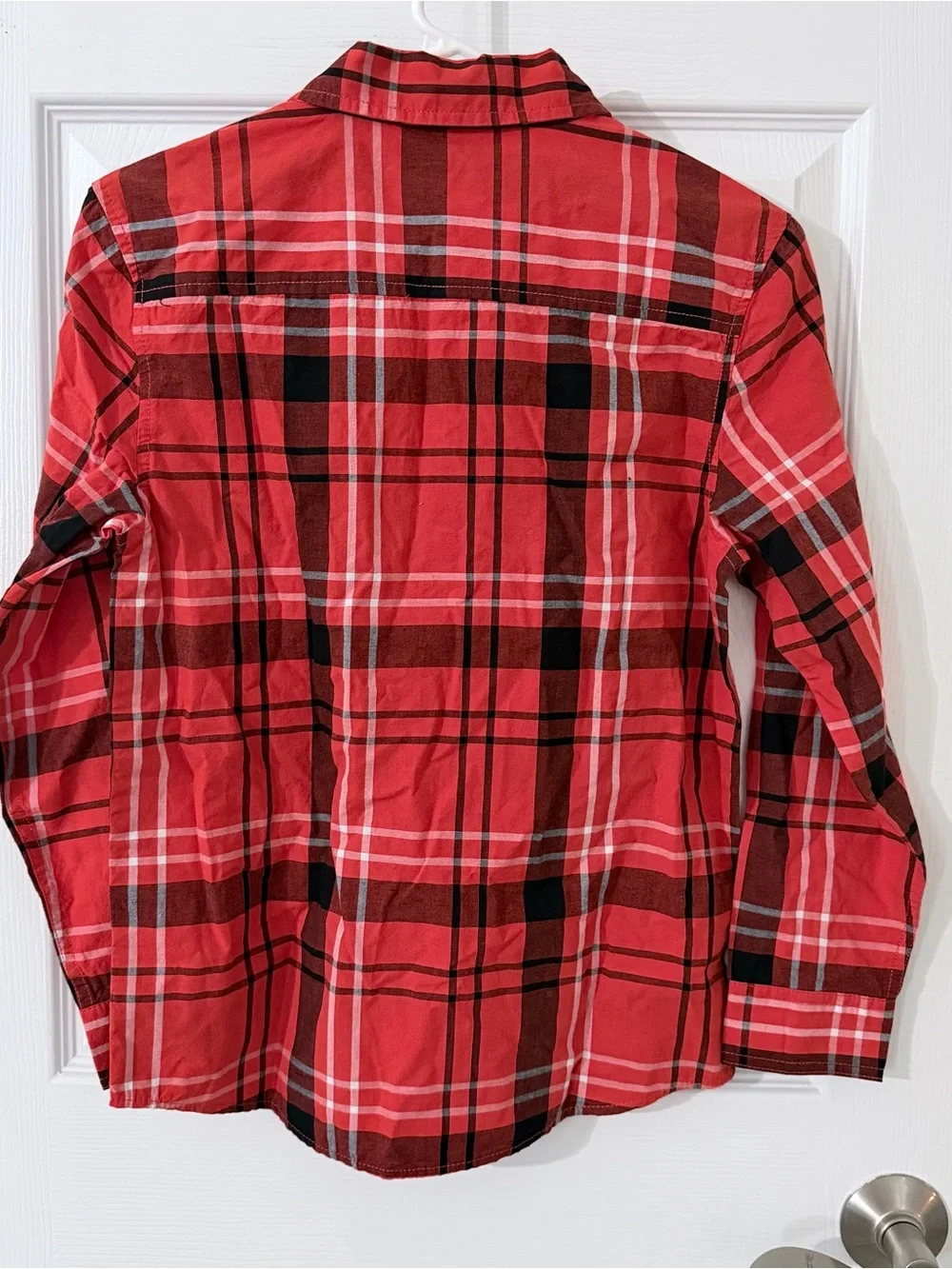 NWT Boys Gymboree Red Plaid Button-Down Shirt
